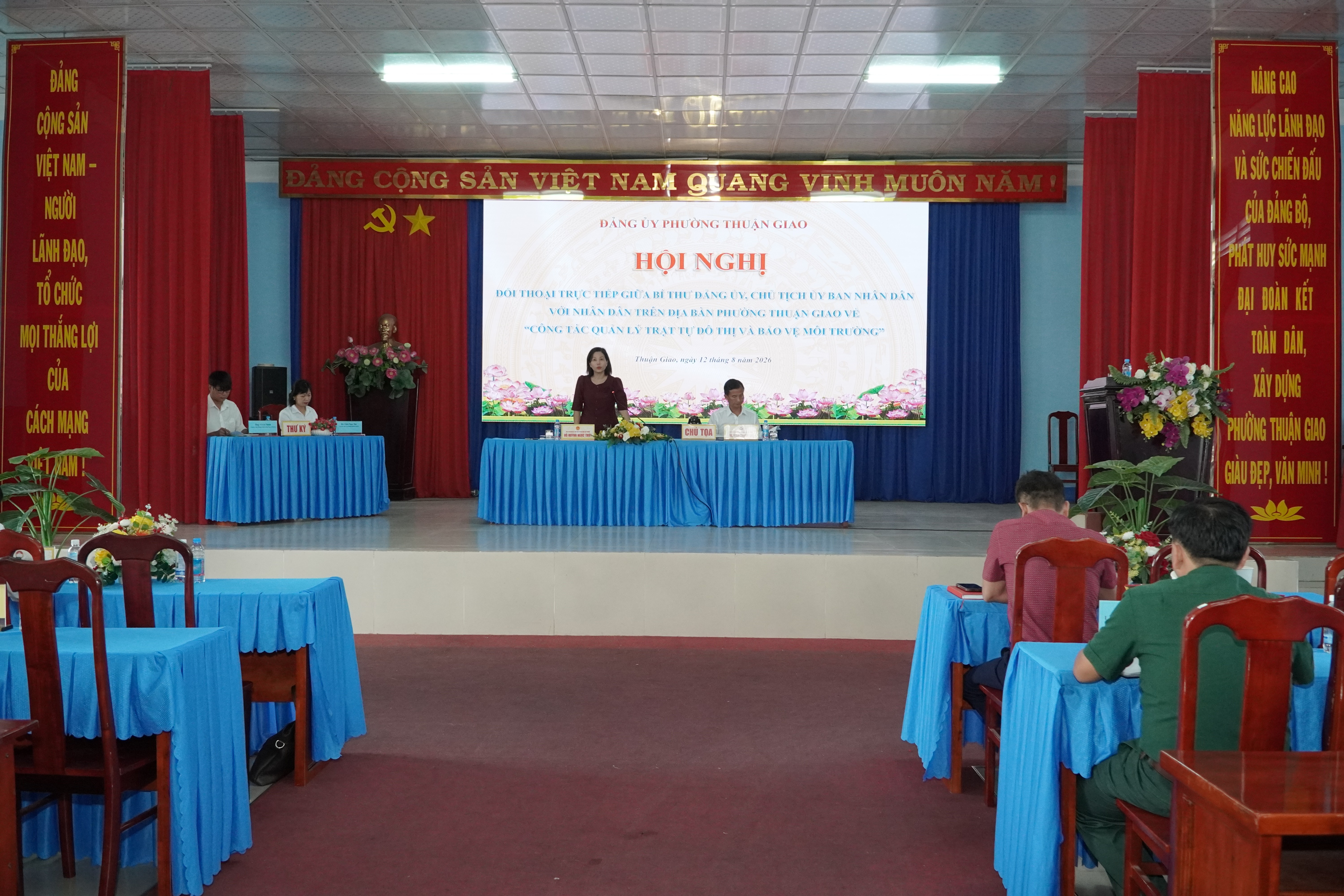 PHƯỜNG THUẬN GIAO:  ĐỐI THOẠI VỚI NHÂN DÂN VỀ QUẢN LÝ TRẬT TỰ ĐÔ THỊ VÀ BẢO VỆ MÔI TRƯỜNG