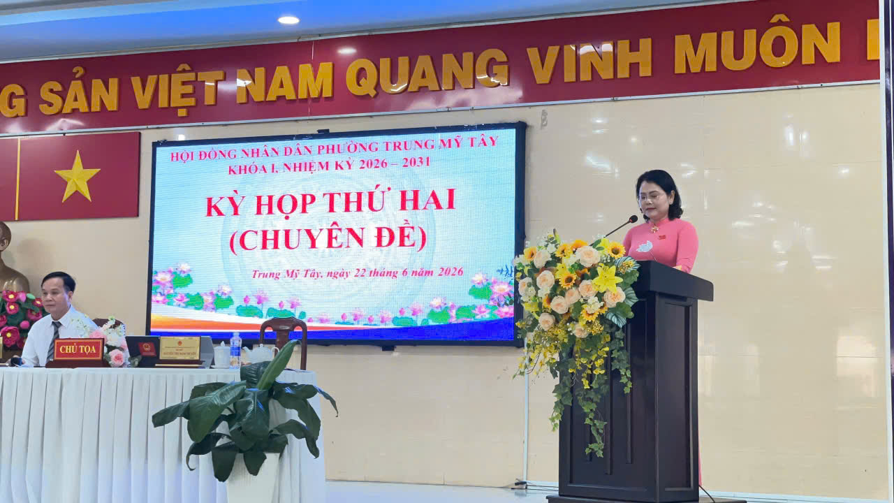PHƯỜNG TRUNG MỸ TÂY SẮP XẾP, TỔ CHỨC LẠI 57 KHU PHỐ THÀNH 22 KHU PHỐ MỚI
