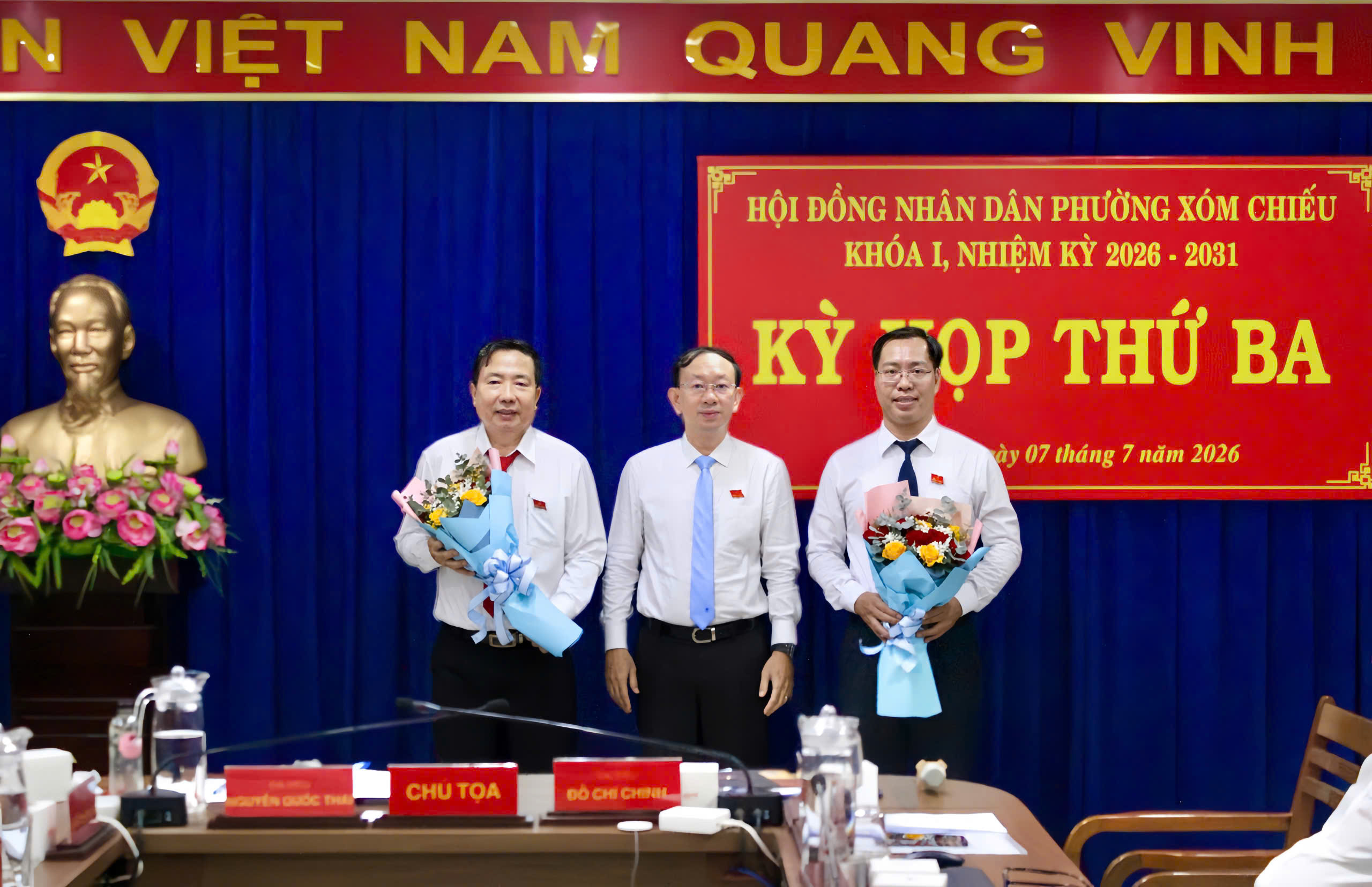 Hội đồng nhân dân phường Xóm Chiếu tổ chức Kỳ họp thứ ba, khóa I, nhiệm kỳ 2026 – 2031