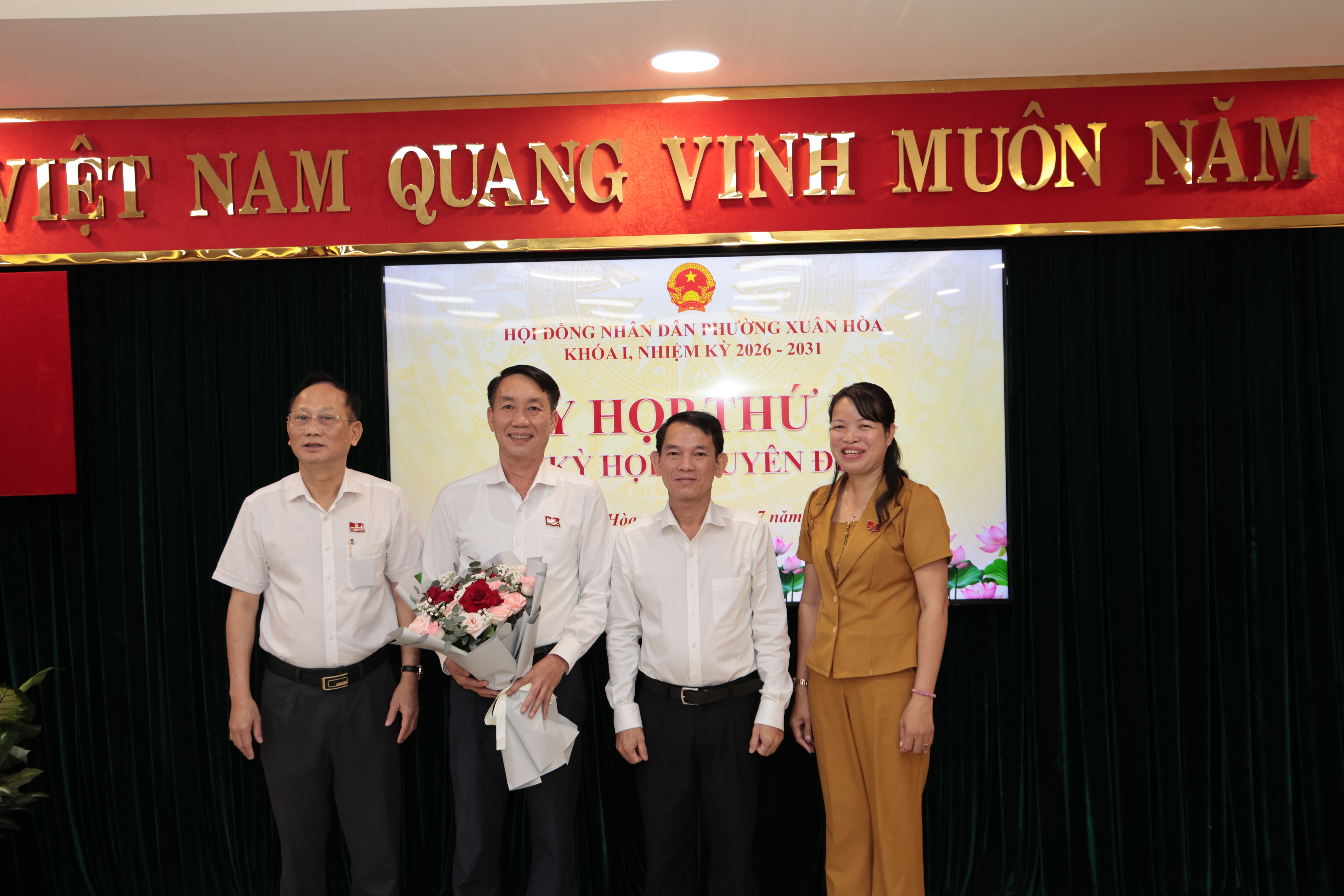 ÔNG NGUYỄN ĐÌNH PHÁT ĐƯỢC BẦU GIỮ CHỨC VỤ CHỦ TỊCH HỘI ĐỒNG NHÂN DÂN PHƯỜNG XUÂN HÒA KHÓA I, NHIỆM KỲ 2026 - 2031
