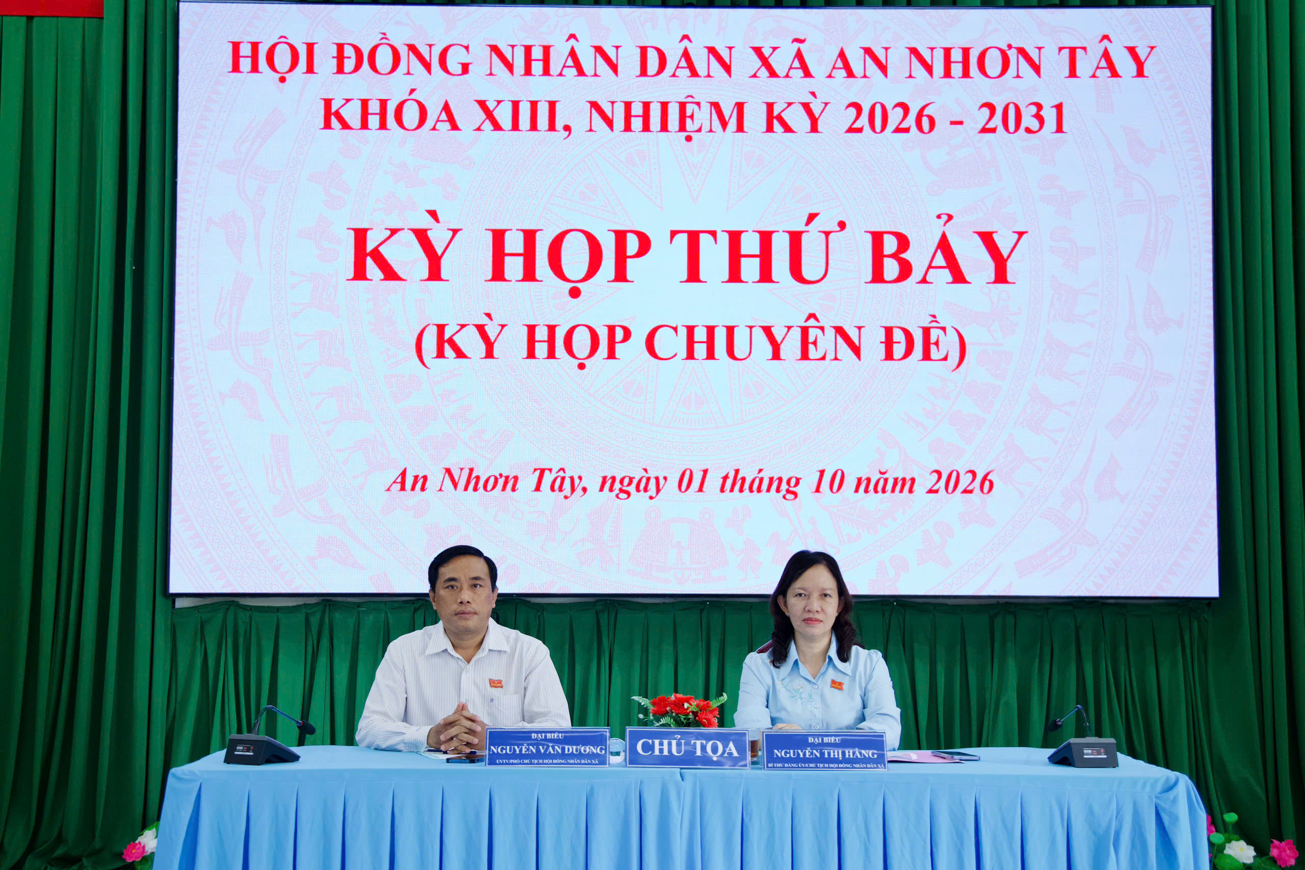 HĐND XÃ AN NHƠN TÂY KHÓA XIII TỔ CHỨC THÀNH CÔNG KỲ HỌP THỨ BẢY (KỲ HỌP CHUYÊN ĐỀ)