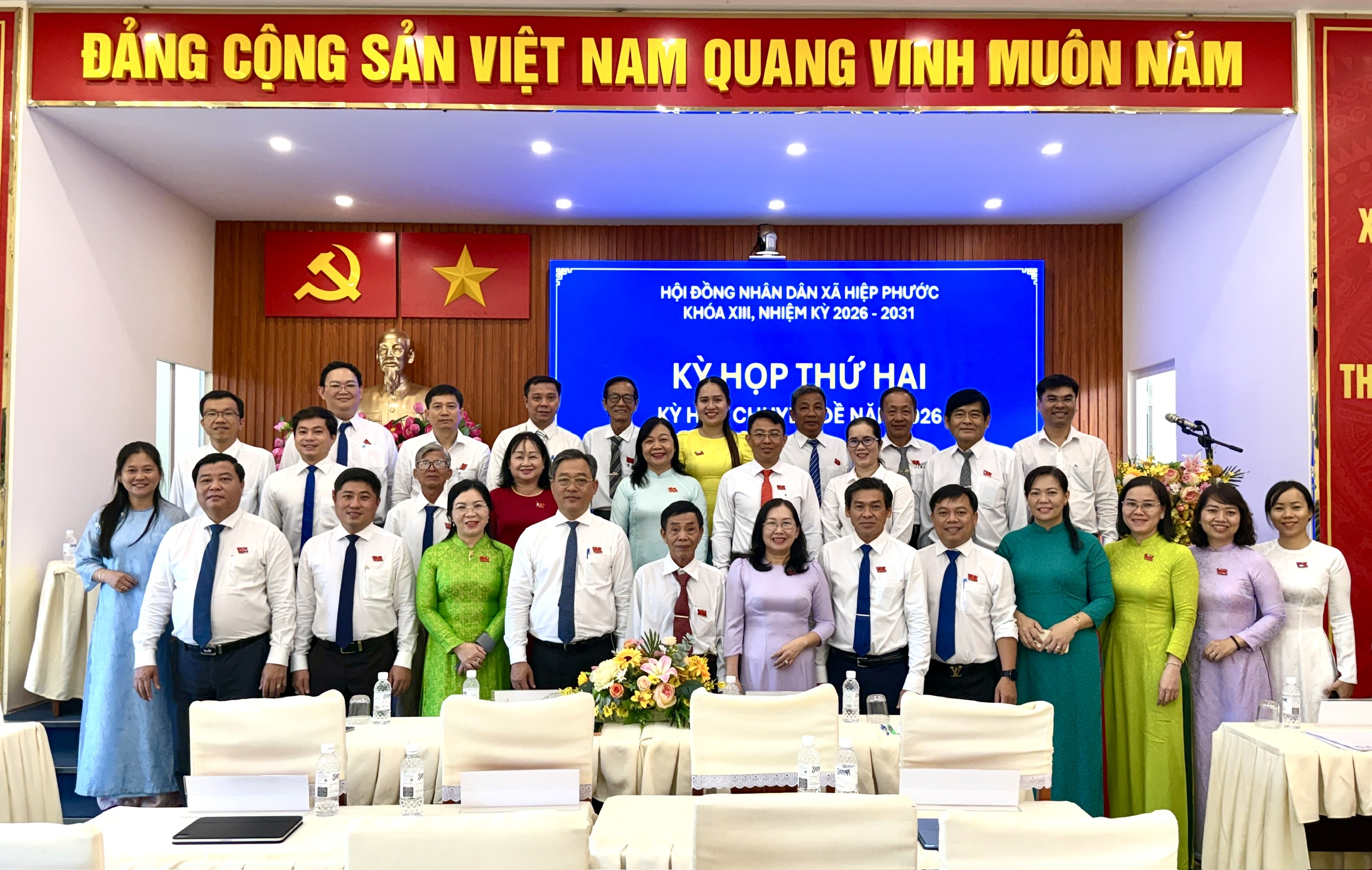HỘI ĐỒNG NHÂN DÂN XÃ HIỆP PHƯỚC TỔ CHỨC KỲ HỌP THỨ HAI (KỲ HỌP CHUYÊN ĐỀ NĂM 2026) HĐND XÃ HIỆP PHƯỚC KHÓA XIII, NHIỆM KỲ 2026-2031