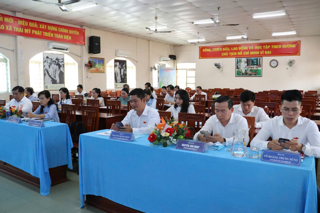 HỘI ĐỒNG NHÂN DÂN XÃ THÁI MỸ TỔ CHỨC KỲ HỌP THỨ NĂM (KỲ HỌP CHUYÊN ĐỀ) KHÓA XIII, NHIỆM KỲ 2026 – 2031